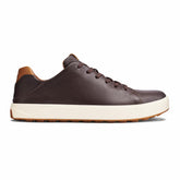 Men Golf | Olukai Wai‘alae Waterproof Leather Golf Shoes - Dark Wood