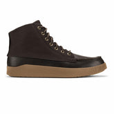 Men Leather | Olukai Mōlina Waterproof Leather Boots - Dark Wood