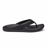 Men Recovery | Olukai Maha Recovery Comfortable Beach Sandals - Black