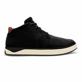 Men Waterproof | Olukai Papakū 'Ili Waterproof Leather Boots- Black