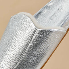 Women Cold Weather | Olukai Kōnea Leather Slipper Mules - Silver – OluKai