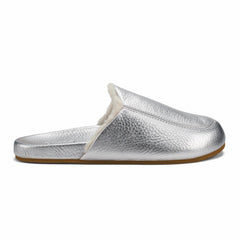 Women Cold Weather | Olukai Kōnea Leather Slipper Mules - Silver – OluKai