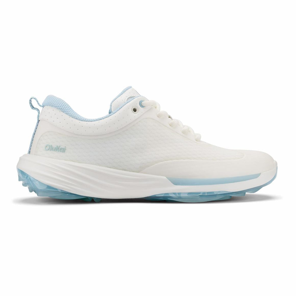 Women Golf | Olukai Mākena Waterproof Golf Shoes - Bright White