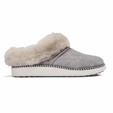 Women Indoor/Outdoor | Olukai Ku‘i Fuzzy Slip-On Slippers - Fog