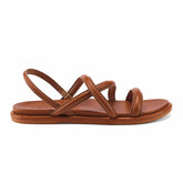 Women Leather | Olukai Tiare Strappy Leather Sandals - Fox