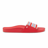 Women Water-Friendly | Olukai Kīpuni Slide Sandals - Lehua Flower / Stripe - Color