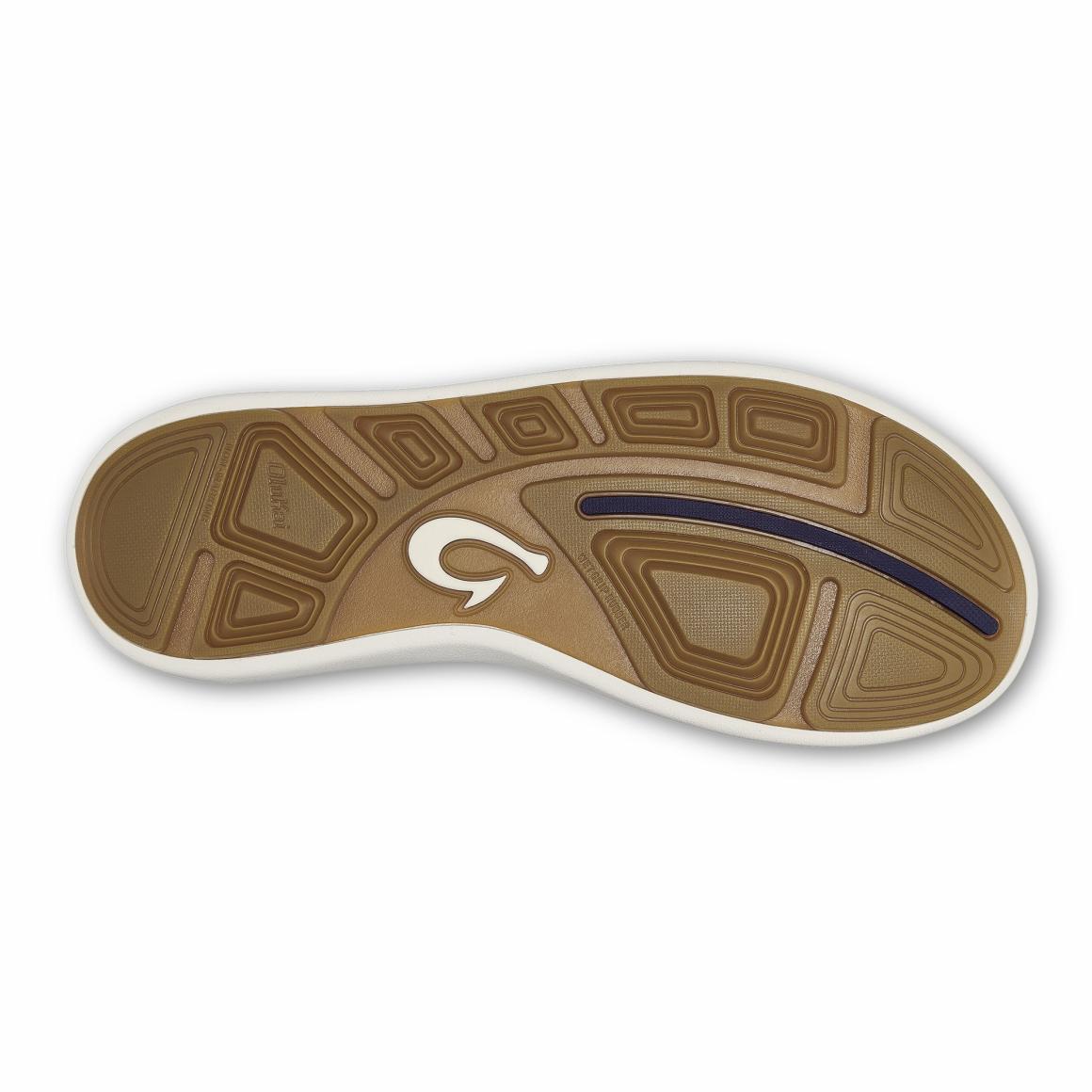 Men Boat Shoes | Olukai Moku Pae Boat Shoes - Bright White / Pacifica