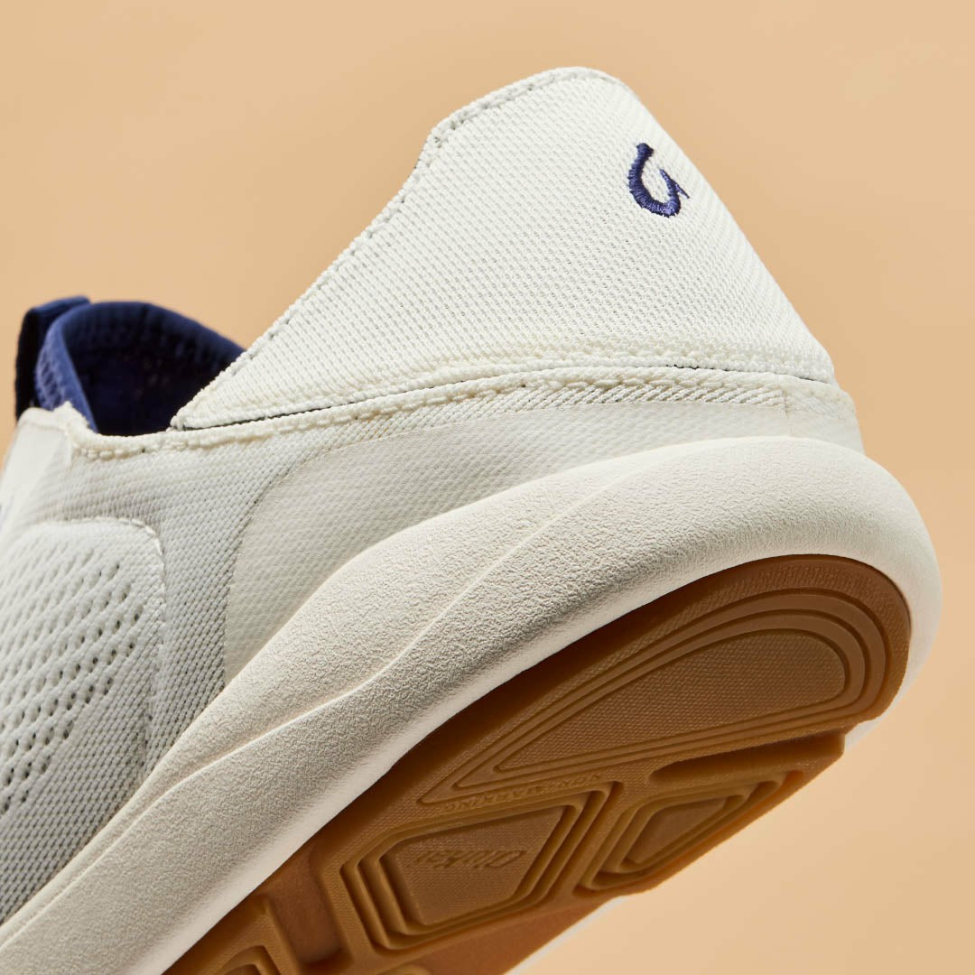 Men Boat Shoes | Olukai Moku Pae Boat Shoes - Bright White / Pacifica