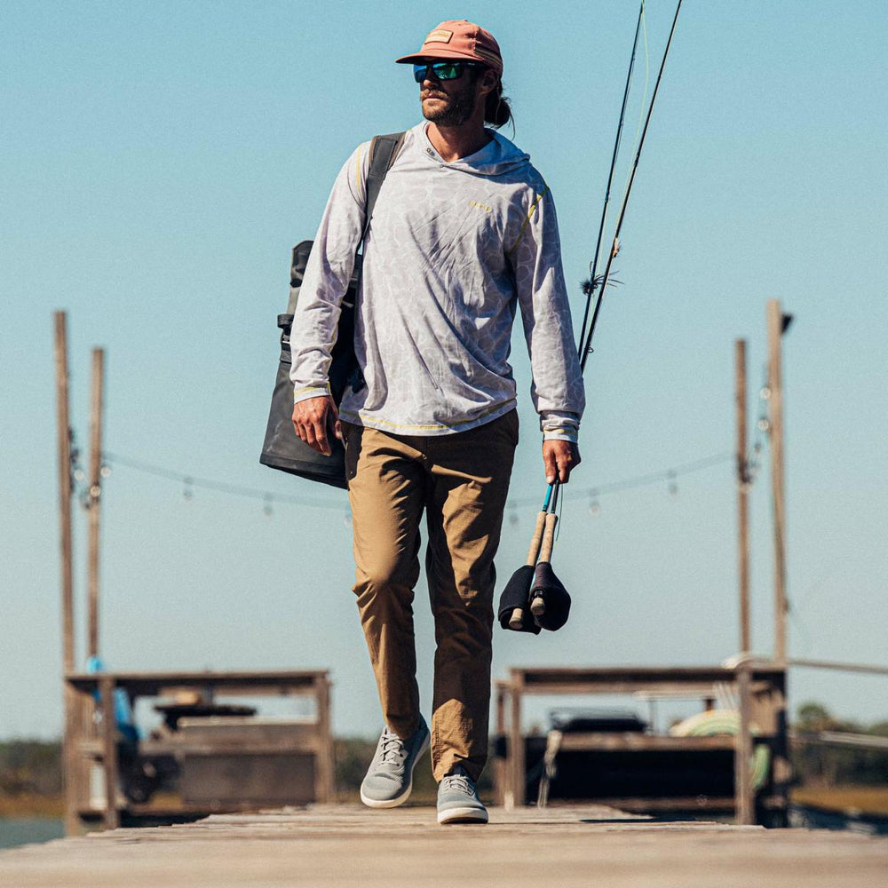 Men Boat Shoes | Olukai Moku Pae Boat Shoes - Poi / Red Ochre