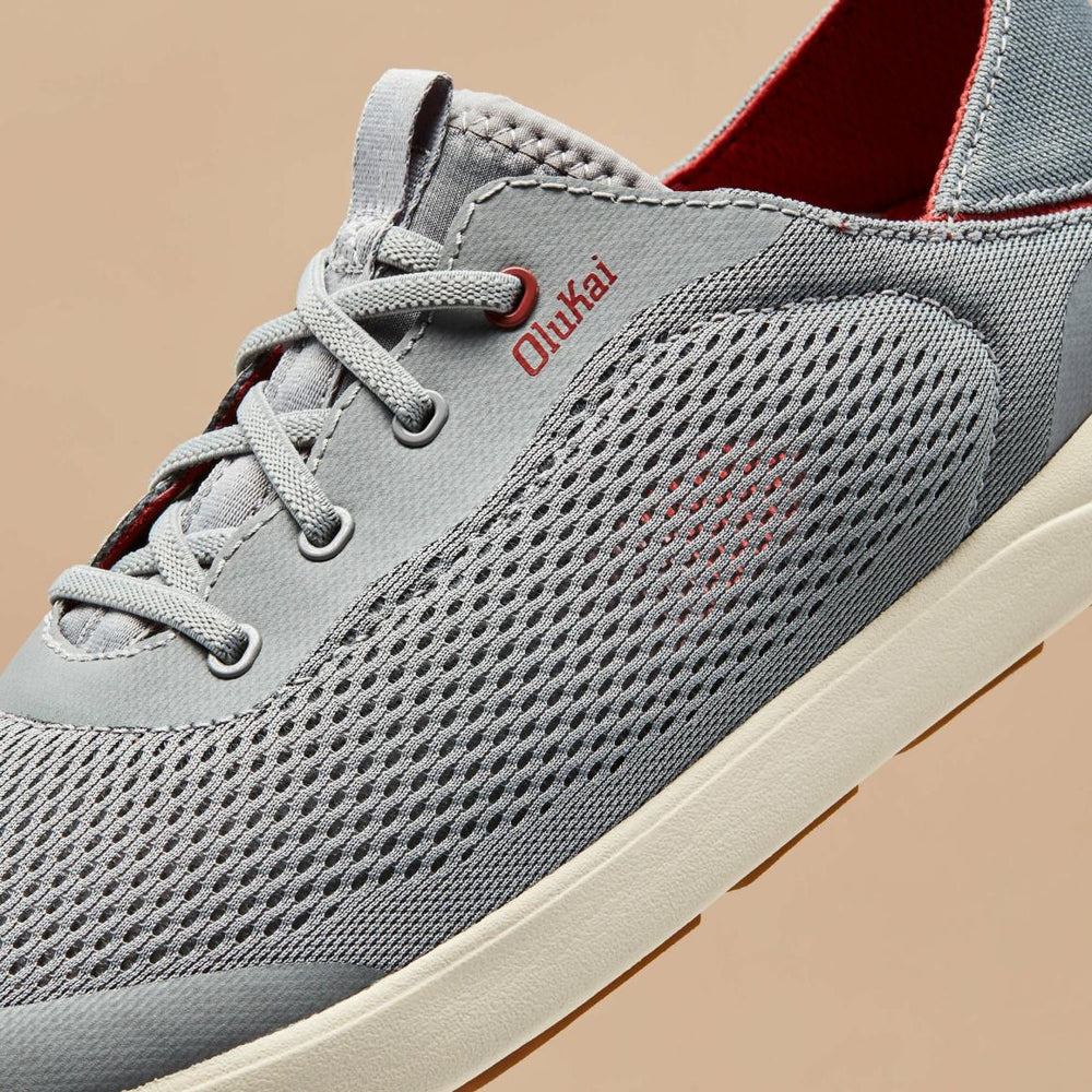 Men Boat Shoes | Olukai Moku Pae Boat Shoes - Poi / Red Ochre