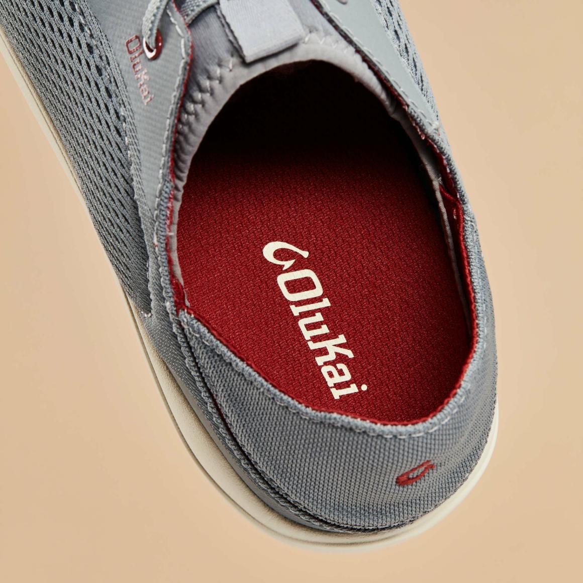 Men Boat Shoes | Olukai Moku Pae Boat Shoes - Poi / Red Ochre