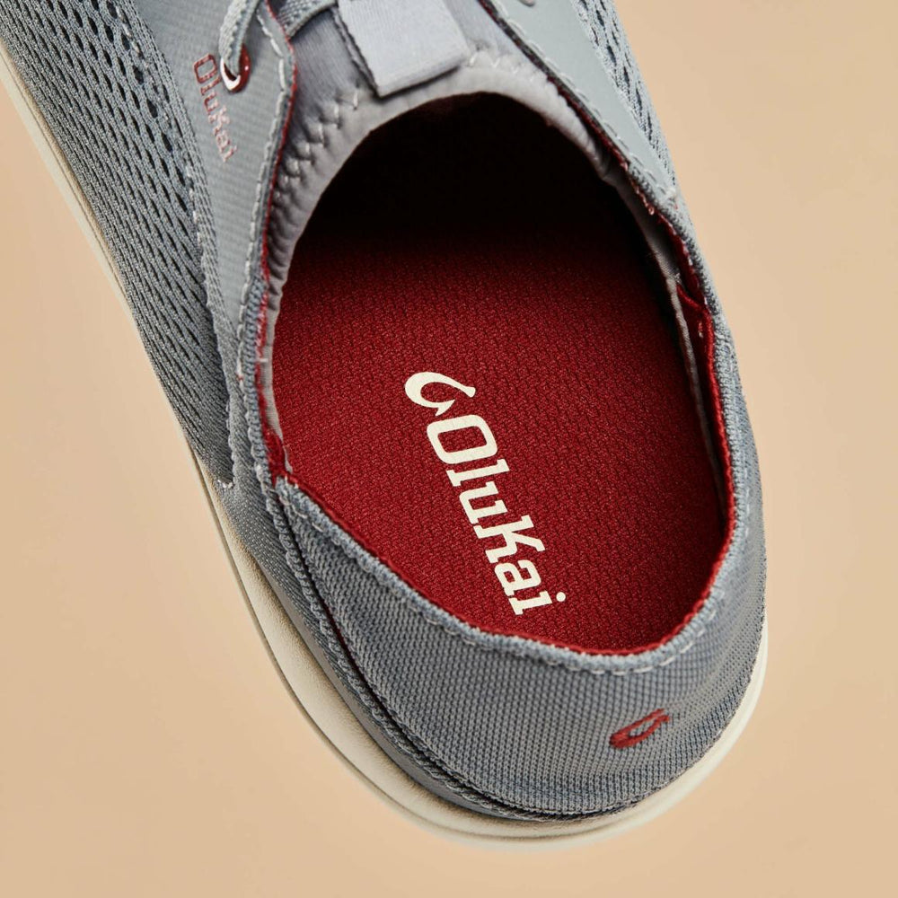 Men Boat Shoes | Olukai Moku Pae Boat Shoes - Poi / Red Ochre