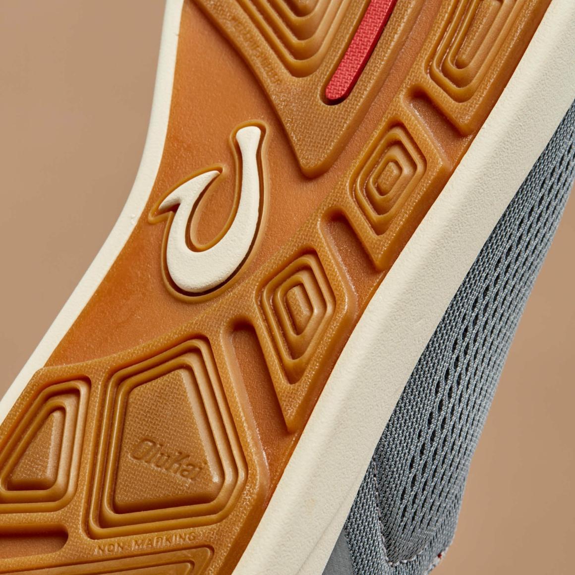 Men Boat Shoes | Olukai Moku Pae Boat Shoes - Poi / Red Ochre