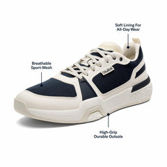 Men Court | Olukai ‘Anau Pickleball Shoes - Mood Indigo / Bright White