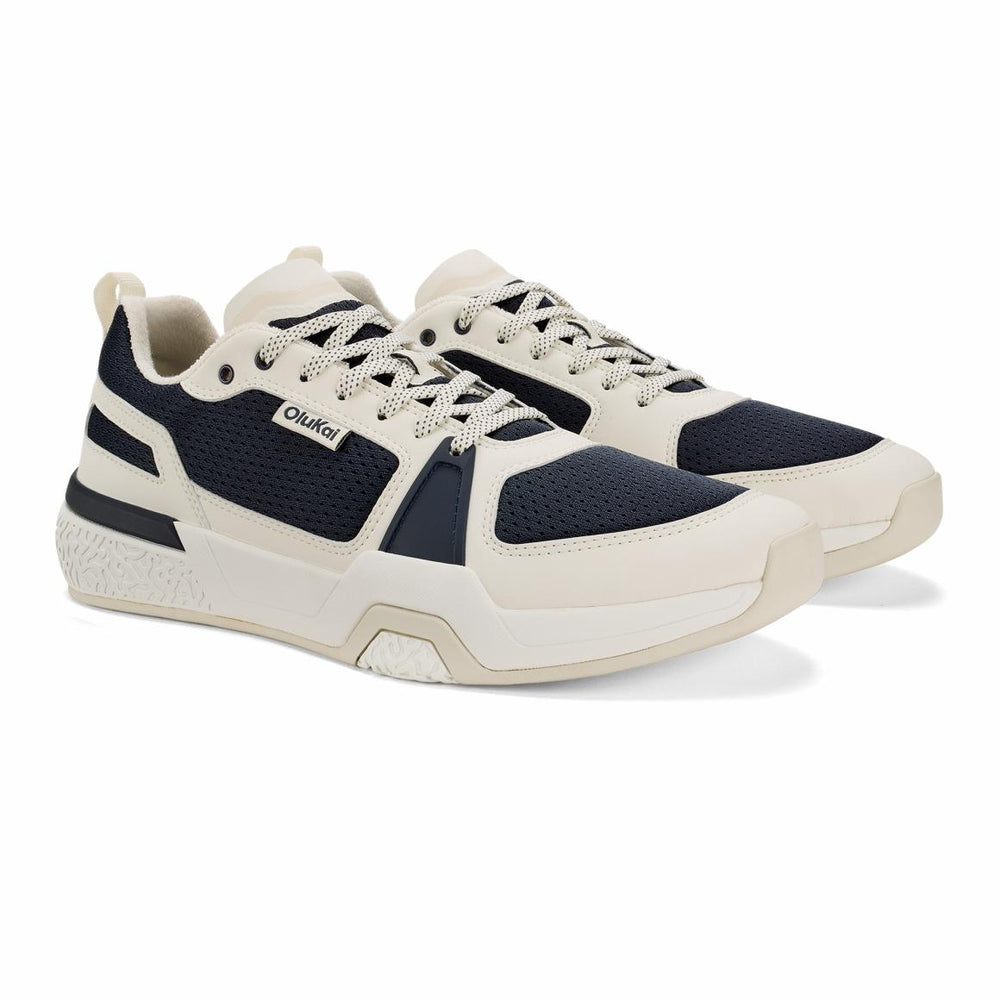 Men Court | Olukai ‘Anau Pickleball Shoes - Mood Indigo / Bright White