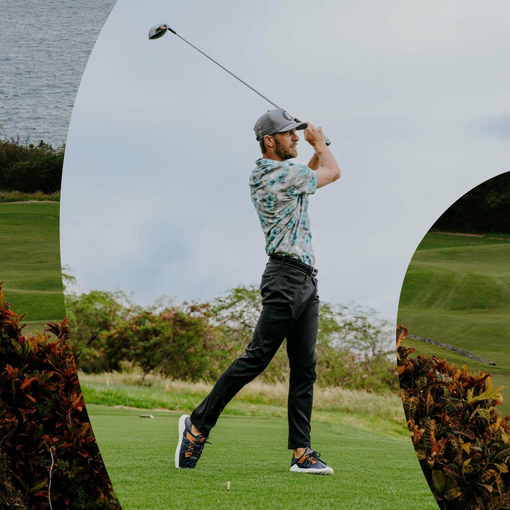 Men Golf | Olukai Manele Breathable Golf Shoes - Trench Blue