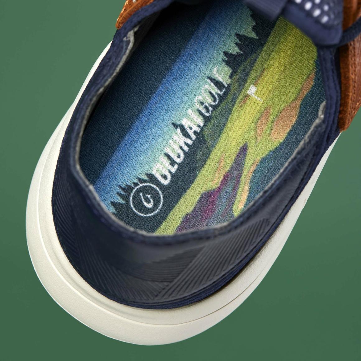 Men Golf | Olukai Manele Breathable Golf Shoes - Trench Blue