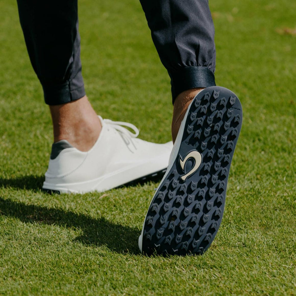 Men Golf | Olukai Wai‘alae Waterproof Leather Golf Shoes - White