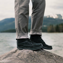 Men Leather | Olukai Mōlina Suede Leather Boots - Lava Rock