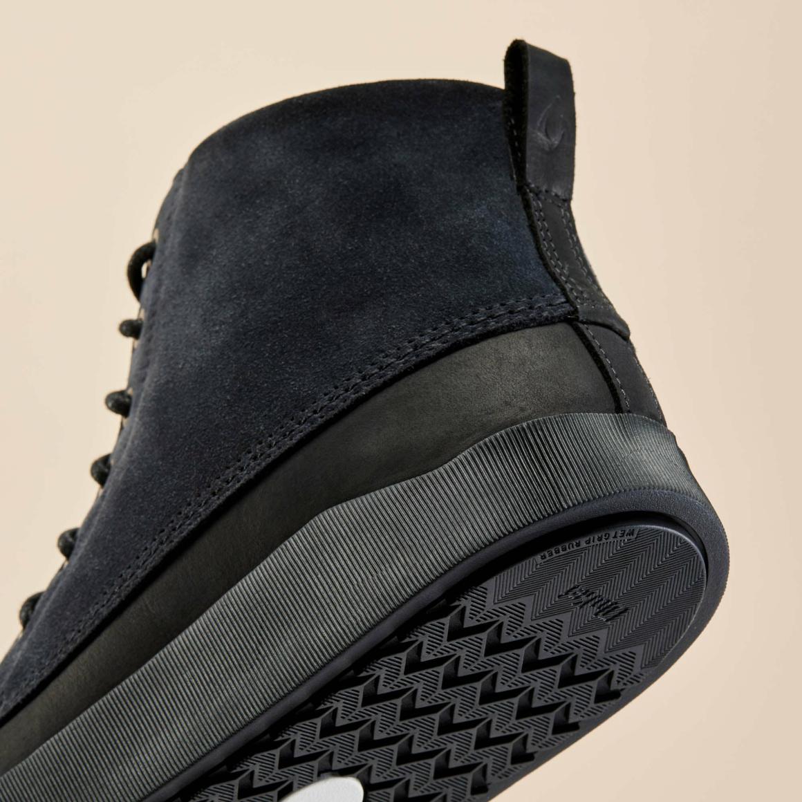 Men Leather | Olukai Mōlina Suede Leather Boots - Lava Rock