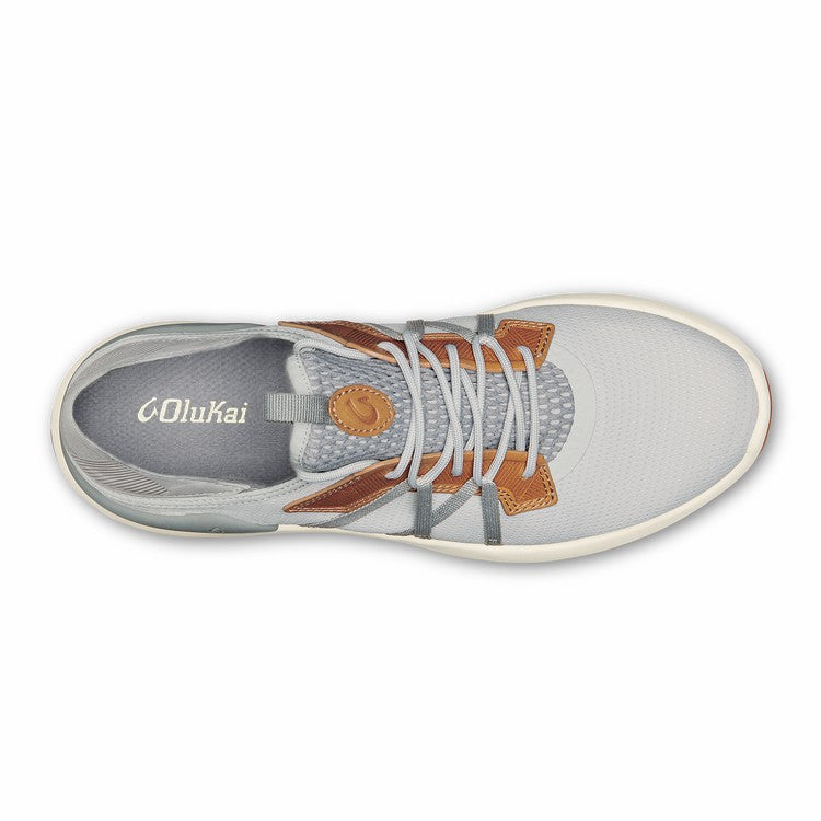 Men Sneakers | Olukai Mio Lī Athletic Shoes - Mist Grey / Poi