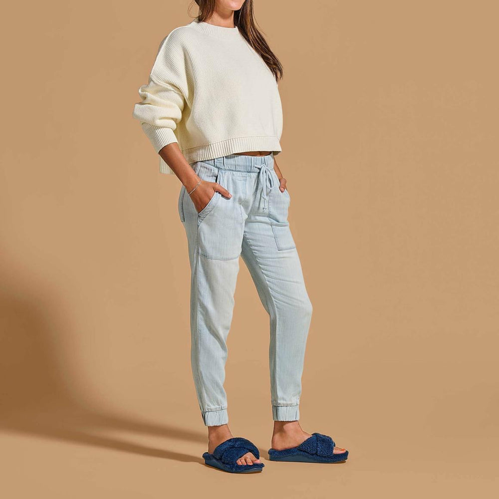 Women Cold Weather | Olukai Hila Heu Slide Slipper Sandals - Moonlit Ocean