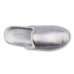 Women Cold Weather | Olukai Kōnea Leather Slipper Mules - Silver &ndash; OluKai