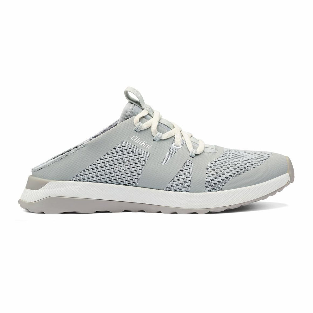 Women Slip-On | Olukai Huia Athleisure Shoes - Pale Grey