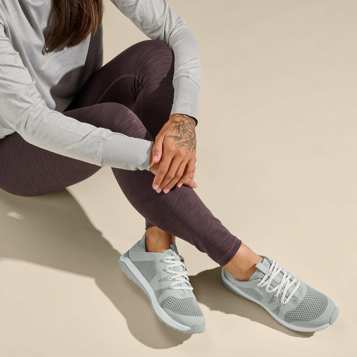 Women Slip-On | Olukai Huia Athleisure Shoes - Pale Grey