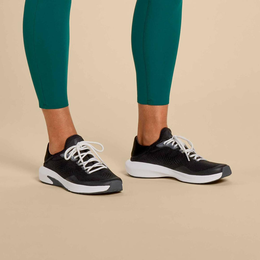 Women Trainers | Olukai Kāholo Athletic Trainer Shoes- Black